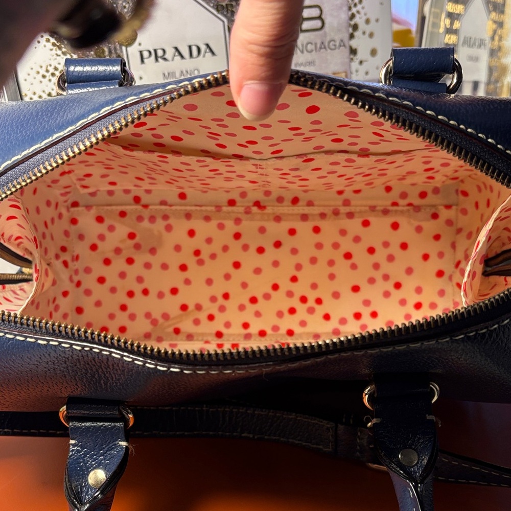 Kate Spade Navy Blue Satchel - image 5